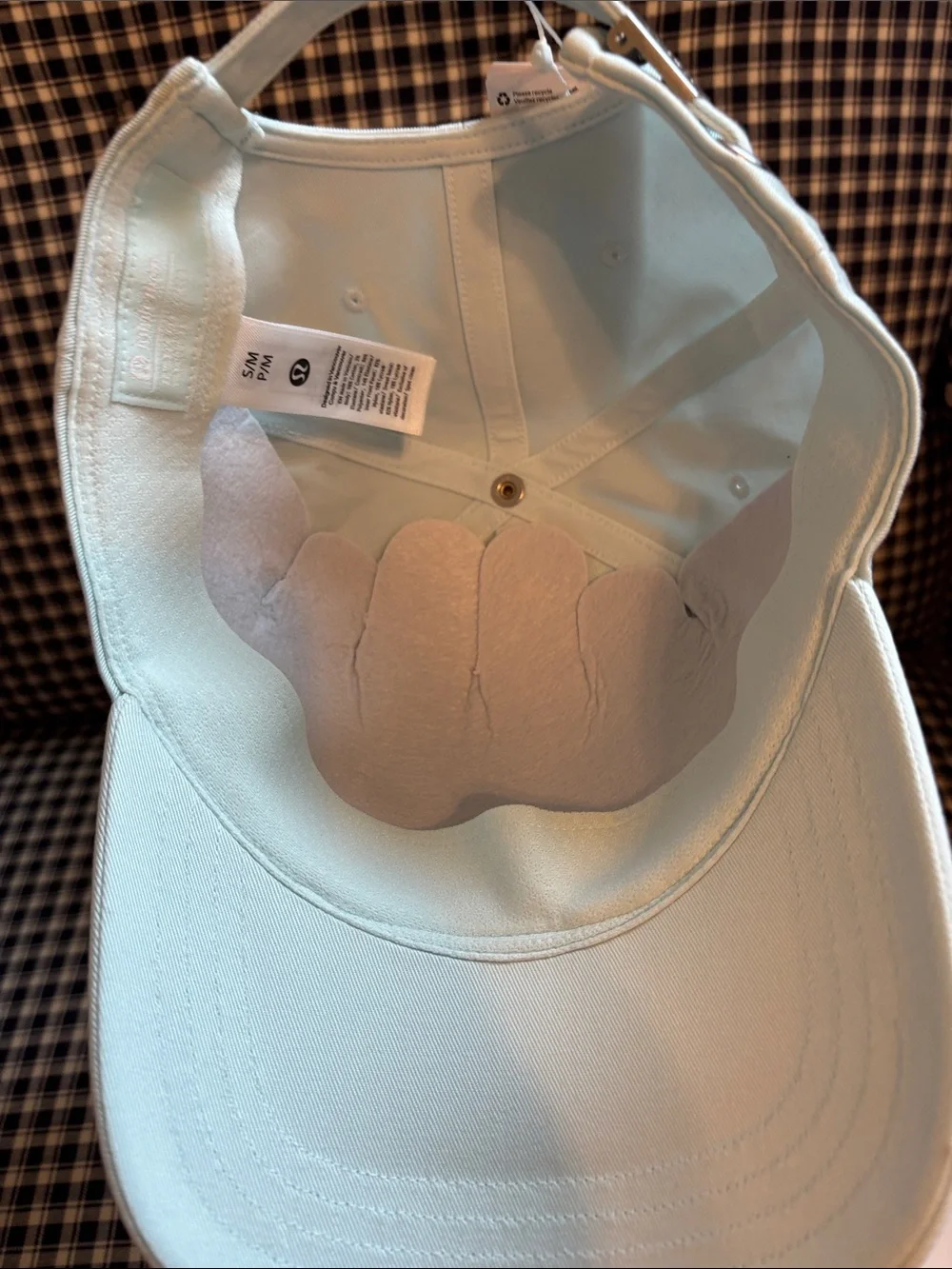 lululemon athletica Light Blue Baseball Cap with Embroidered Logo